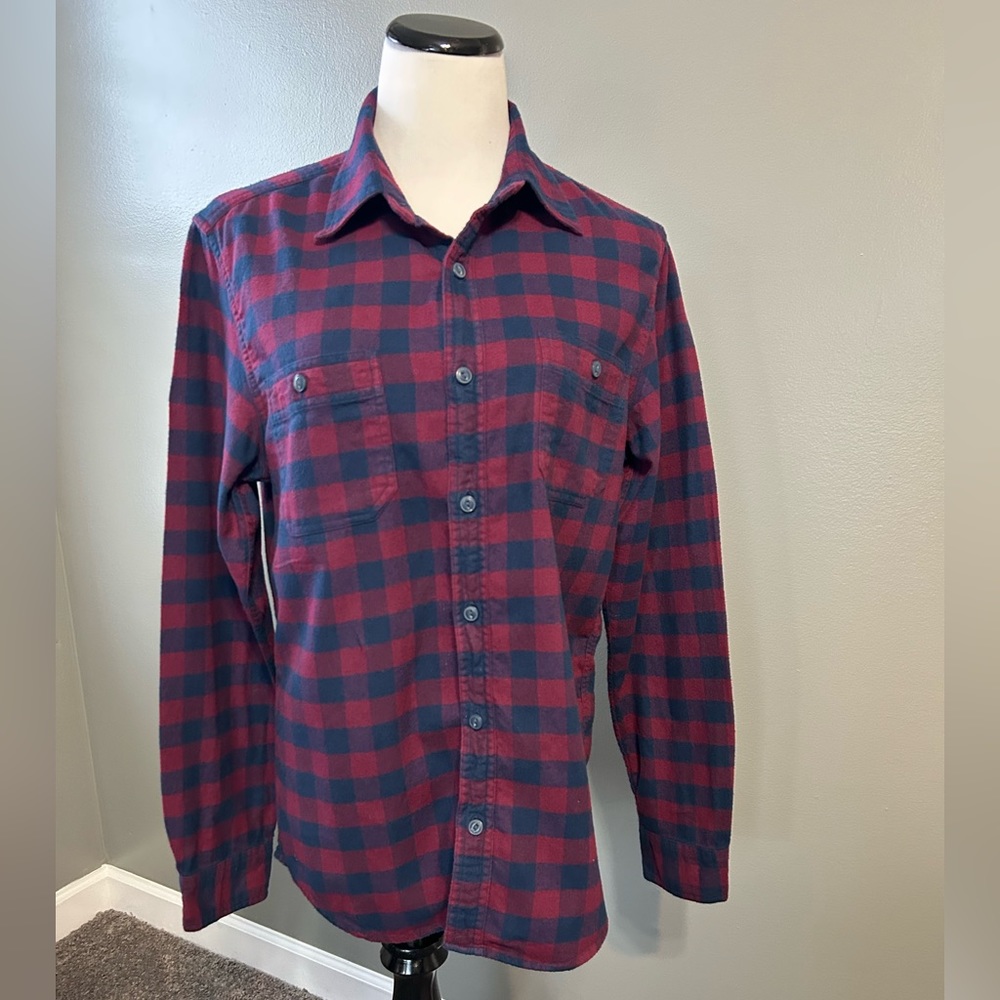 J Crew men’s flannel, long sleeve, shirt, size medium